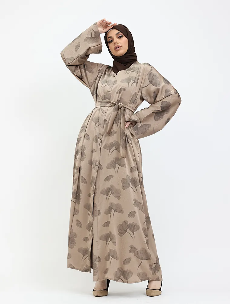 Mocha Rasha Abaya